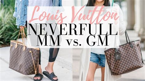 louis vuitton neverfull mm vs gm size